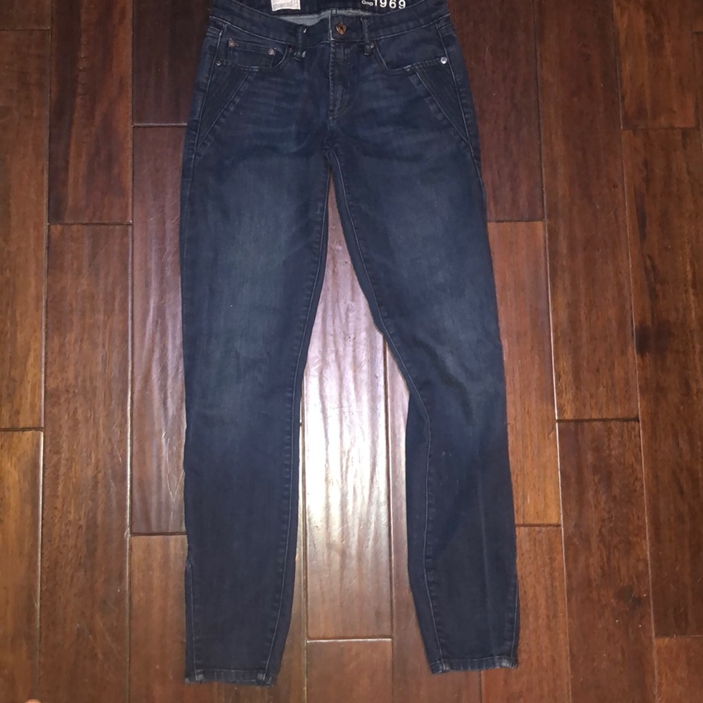 Skinny motorcycle jeans